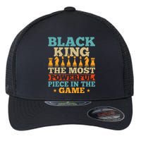 Black King The Most Powerful Piece in The Game Flexfit Unipanel Trucker Cap