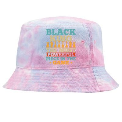 Black King The Most Powerful Piece in The Game Tie-Dyed Bucket Hat