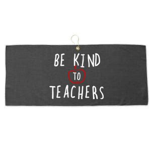 Be Kind To Teachers Design Meaningful Gift Large Microfiber Waffle Golf Towel