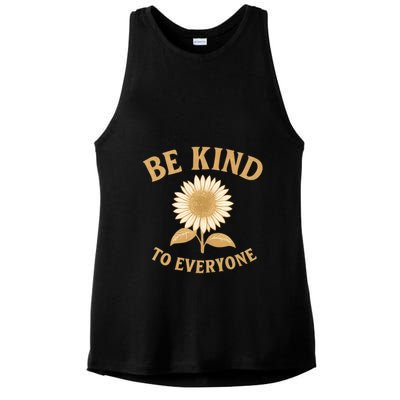 Be Kind to Everyone Ladies PosiCharge Tri-Blend Wicking Tank