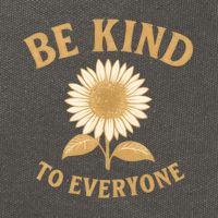 Be Kind to Everyone Cotton Canvas Backpack