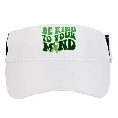 Be Kind To Your Mind Mental Health Awareness Ribbon Adult Drive Performance Visor