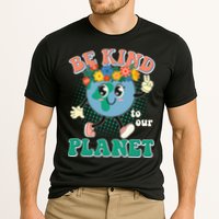 Be Kind To Our Planet Cute Retro Hippie Earth Cooling Performance Crew T-Shirt