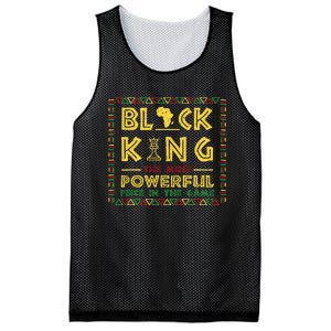 Black King The Most Powerful Piece In Game Black History Day Mesh Reversible Basketball Jersey Tank