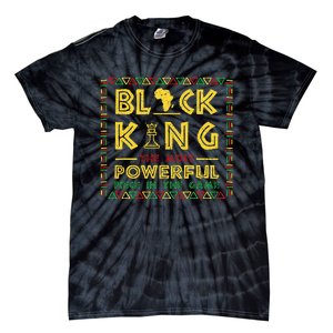 Black King The Most Powerful Piece In Game Black History Day Tie-Dye T-Shirt