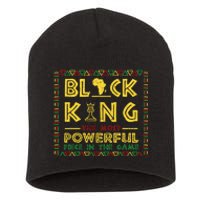 Black King The Most Powerful Piece In Game Black History Day Short Acrylic Beanie