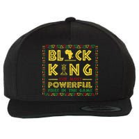 Black King The Most Powerful Piece In Game Black History Day Wool Snapback Cap