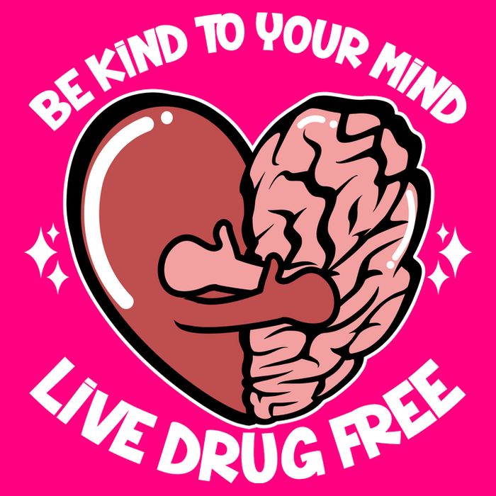 Be Kind To Your Mind Live Drug Free T-Shirt