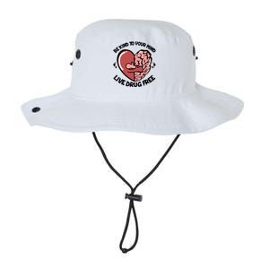 Be Kind To Your Mind Live Drug Free Legacy Cool Fit Booney Bucket Hat