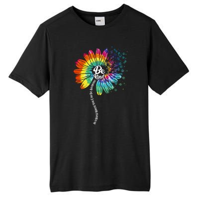 Be Kind Tie Dye Peace Flower Tall Fusion ChromaSoft Performance T-Shirt