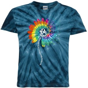 Be Kind Tie Dye Peace Flower Kids Tie-Dye T-Shirt