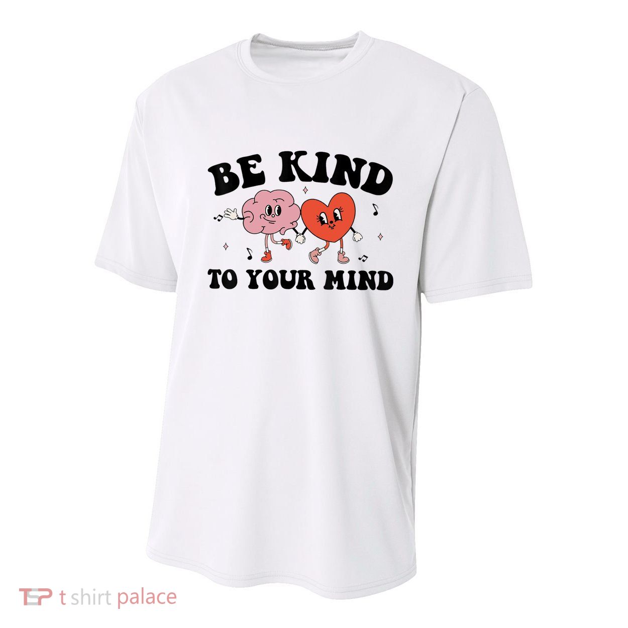 Be Kind To Your Mind Groovy Retro Mental Health Awareness Youth Performance Sprint T-Shirt