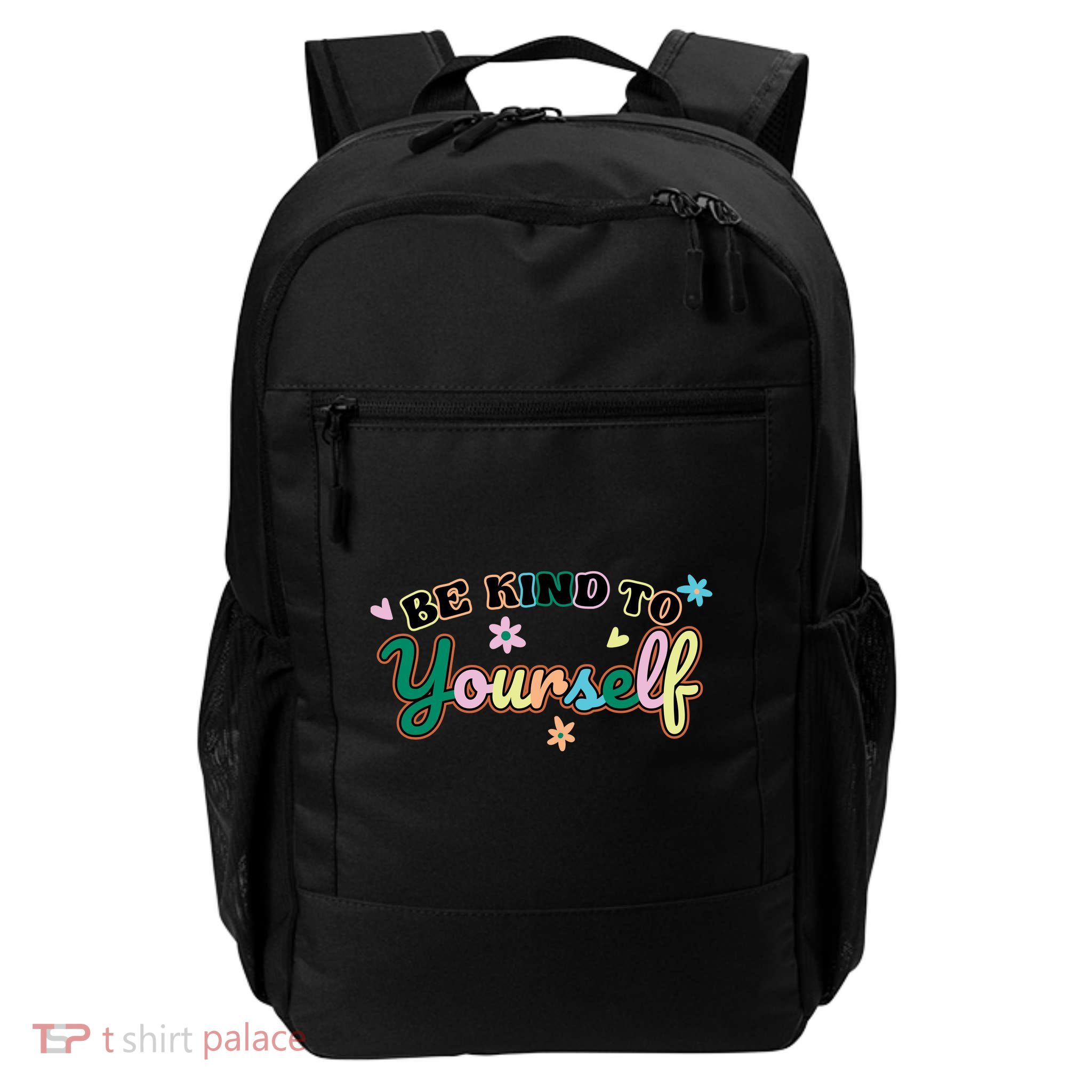 Be Kind To Yourself Colorful Self Love Daily Commute Backpack