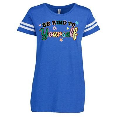 Be Kind To Yourself Colorful Self Love Enza Ladies Jersey Football T-Shirt