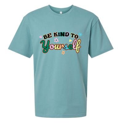 Be Kind To Yourself Colorful Self Love Sueded Cloud Jersey T-Shirt