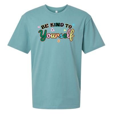 Be Kind To Yourself Colorful Self Love Sueded Cloud Jersey T-Shirt