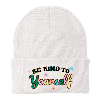 Be Kind To Yourself Colorful Self Love Knit Cap Winter Beanie