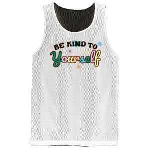 Be Kind To Yourself Colorful Self Love Mesh Reversible Basketball Jersey Tank