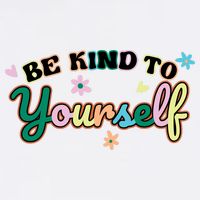 Be Kind To Yourself Colorful Self Love Wool Snapback Cap