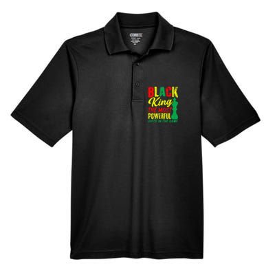 Black King The Most Powerful Piece in The Game Men's Origin Performance Pique Polo