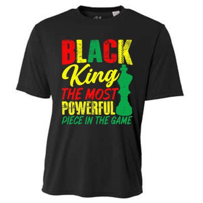 Black King The Most Powerful Piece in The Game Cooling Performance Crew T-Shirt