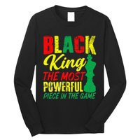 Black King The Most Powerful Piece in The Game Long Sleeve Shirt