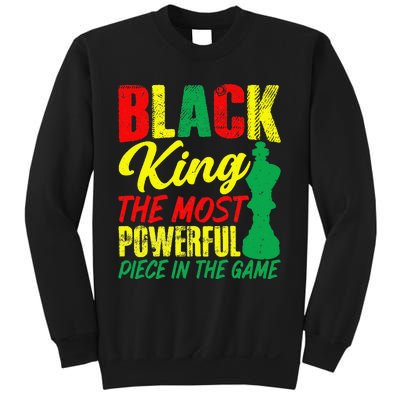 Black King The Most Powerful Piece in The Game Sweatshirt