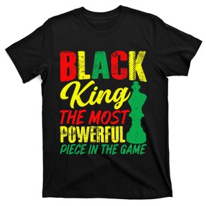 Black King The Most Powerful Piece in The Game T-Shirt