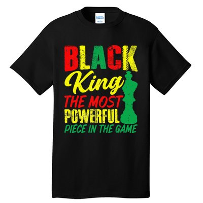 Black King The Most Powerful Piece in The Game Tall T-Shirt