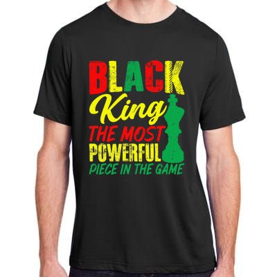 Black King The Most Powerful Piece in The Game Adult ChromaSoft Performance T-Shirt