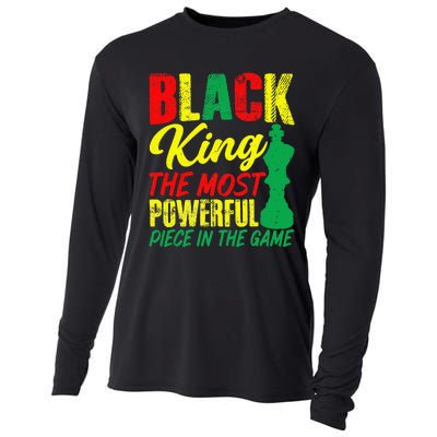 Black King The Most Powerful Piece in The Game Cooling Performance Long Sleeve Crew