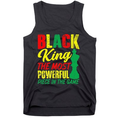 Black King The Most Powerful Piece in The Game Tank Top