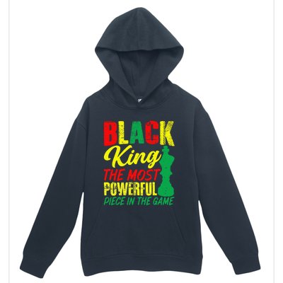 Black King The Most Powerful Piece in The Game Urban Pullover Hoodie