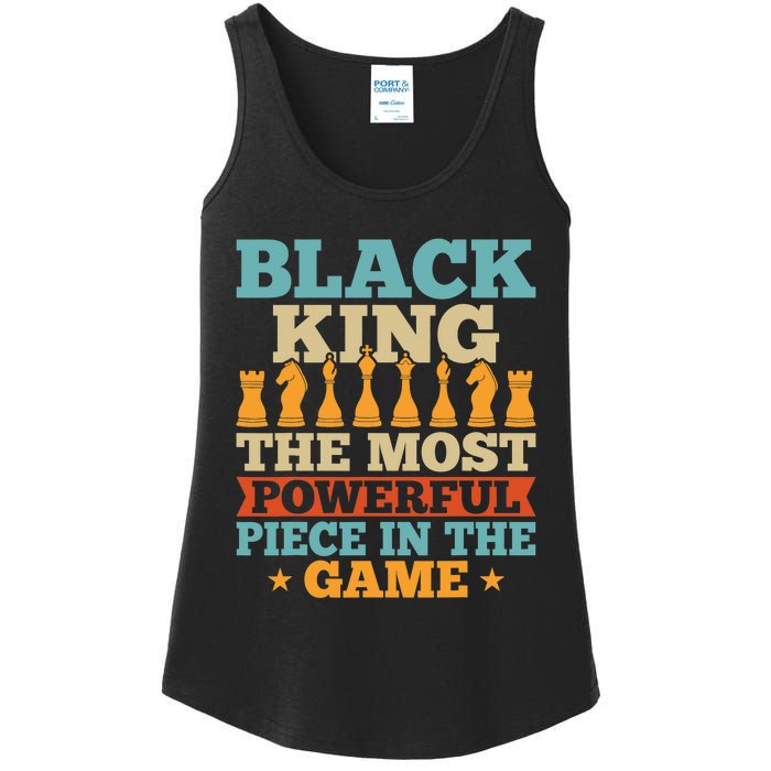 Black King The Most Powerful Piece In The Game Ladies Essential Tank