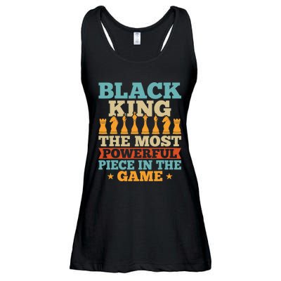 Black King The Most Powerful Piece In The Game Ladies Essential Flowy Tank