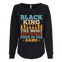 Black King The Most Powerful Piece In The Game Womens California Wash Sweatshirt