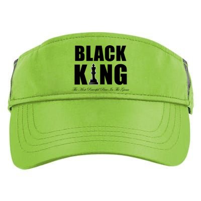 Black King The Most Powerful Piece In The Game African Pride Adult Drive Performance Visor