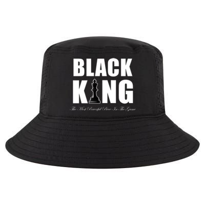 Black King The Most Powerful Piece In The Game African Pride Cool Comfort Performance Bucket Hat