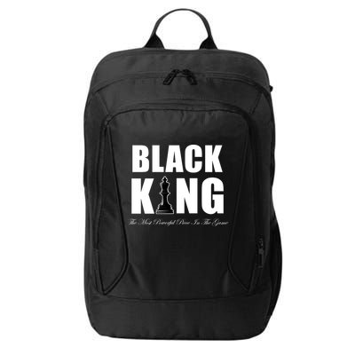 Black King The Most Powerful Piece In The Game African Pride City Backpack