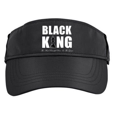 Black King The Most Powerful Piece In The Game African Pride Adult Drive Performance Visor