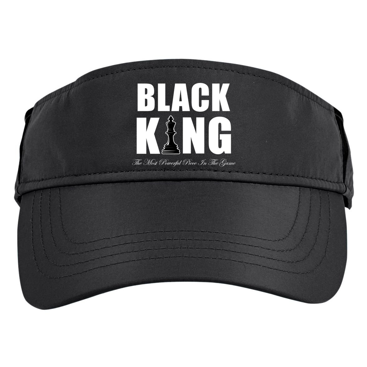 Black King The Most Powerful Piece In The Game African Pride Adult Drive Performance Visor