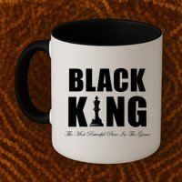Black King The Most Powerful Piece In The Game African Pride Mug