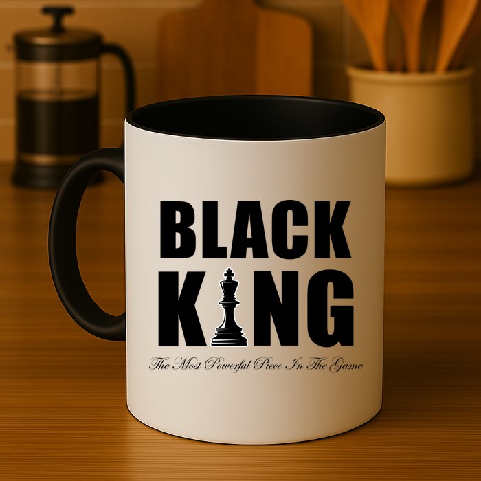 Black King The Most Powerful Piece In The Game African Pride Mug