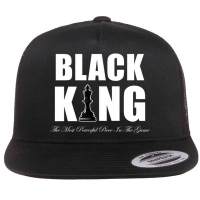 Black King The Most Powerful Piece In The Game African Pride Flatbill Hat