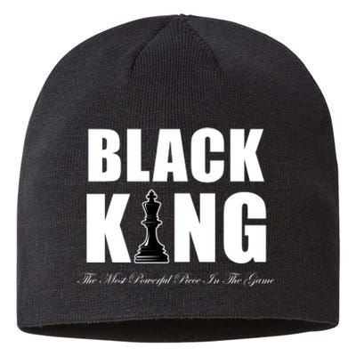 Black King The Most Powerful Piece In The Game African Pride Sustainable Beanie