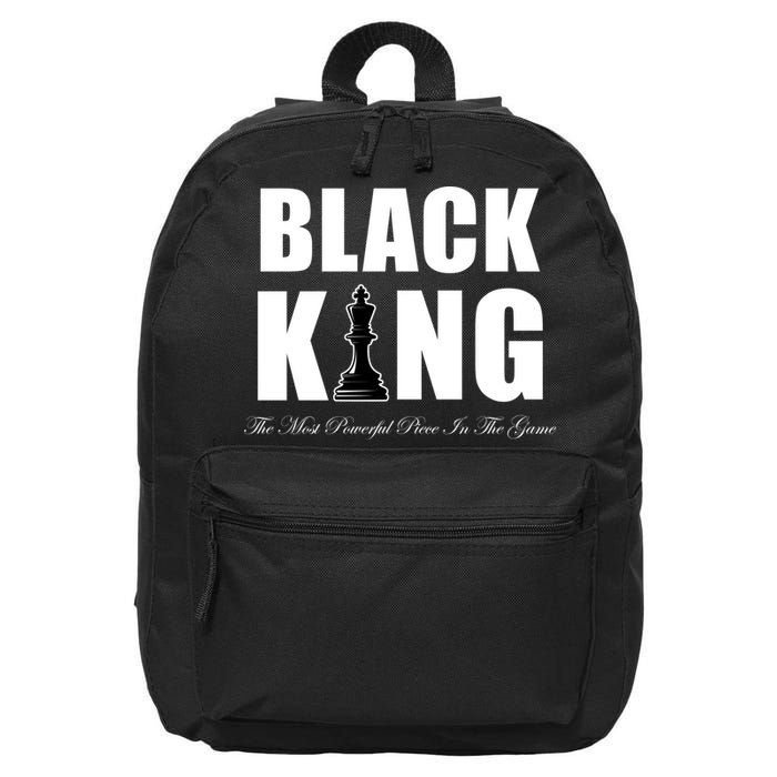 Black King The Most Powerful Piece In The Game African Pride 16 in Basic Backpack