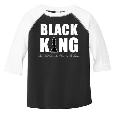 Black King The Most Powerful Piece In The Game African Pride Toddler Fine Jersey T-Shirt