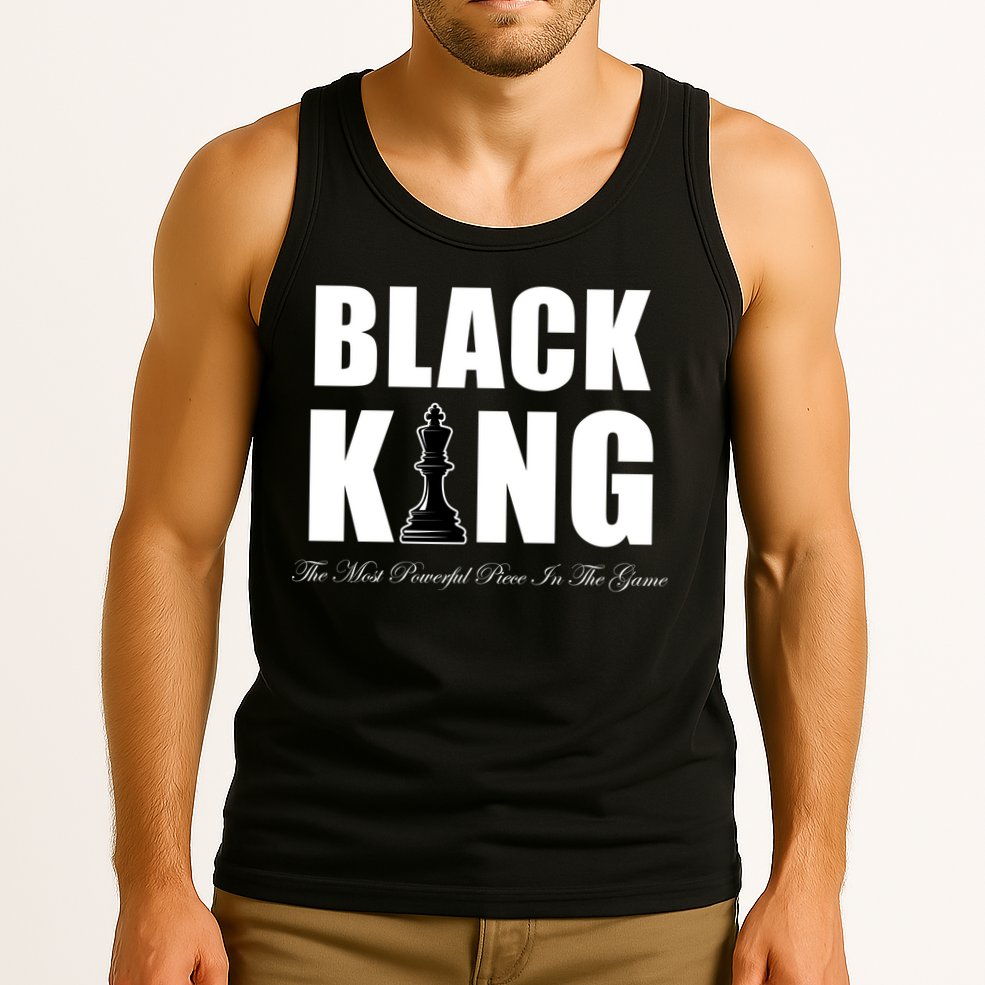 Black King The Most Powerful Piece In The Game African Pride Tank Top