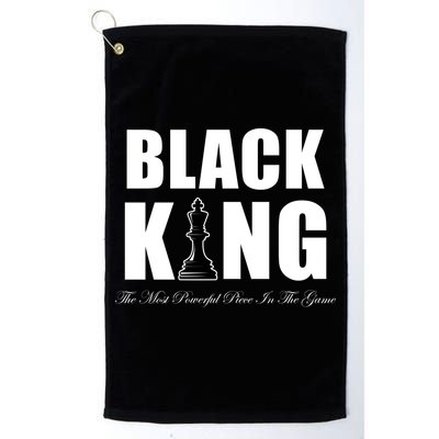 Black King The Most Powerful Piece In The Game African Pride Golf Towel
