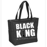 Black King The Most Powerful Piece In The Game African Pride Zip Tote Bag